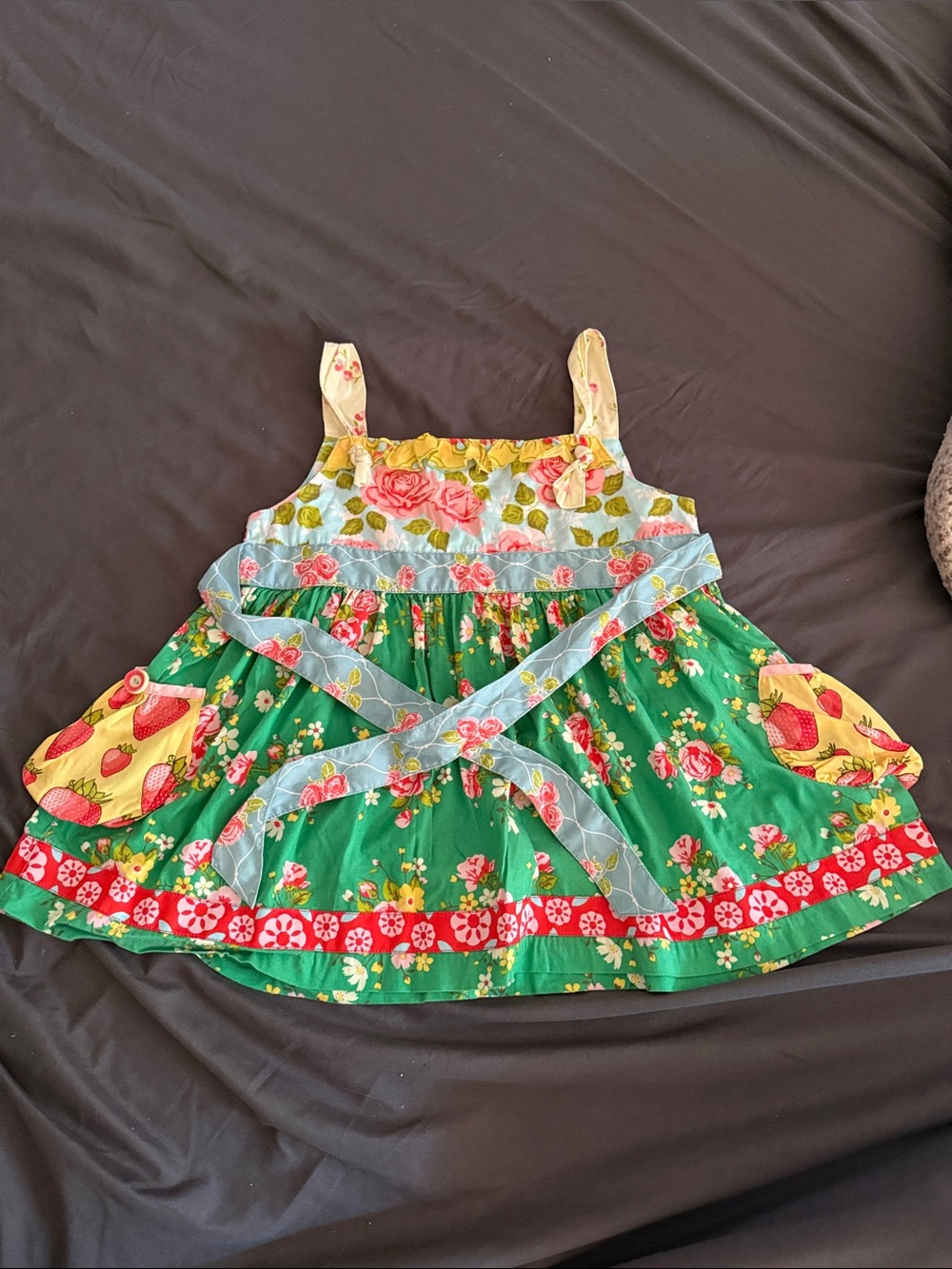 Matilda Jane Floral Top - Pink, Green, Blue, White